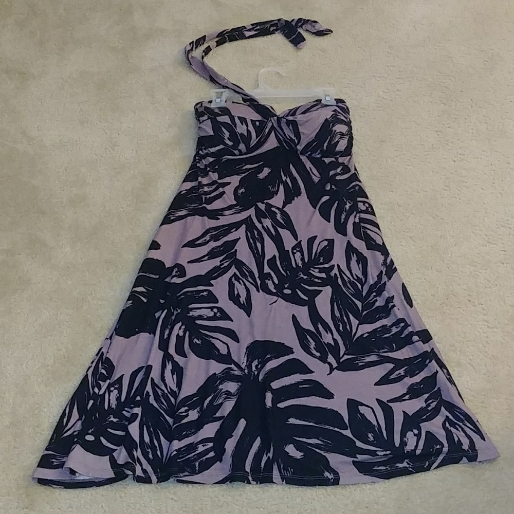Lilac Bandeau Cover Up Dress